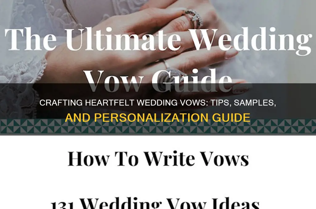 how to write your vows samples