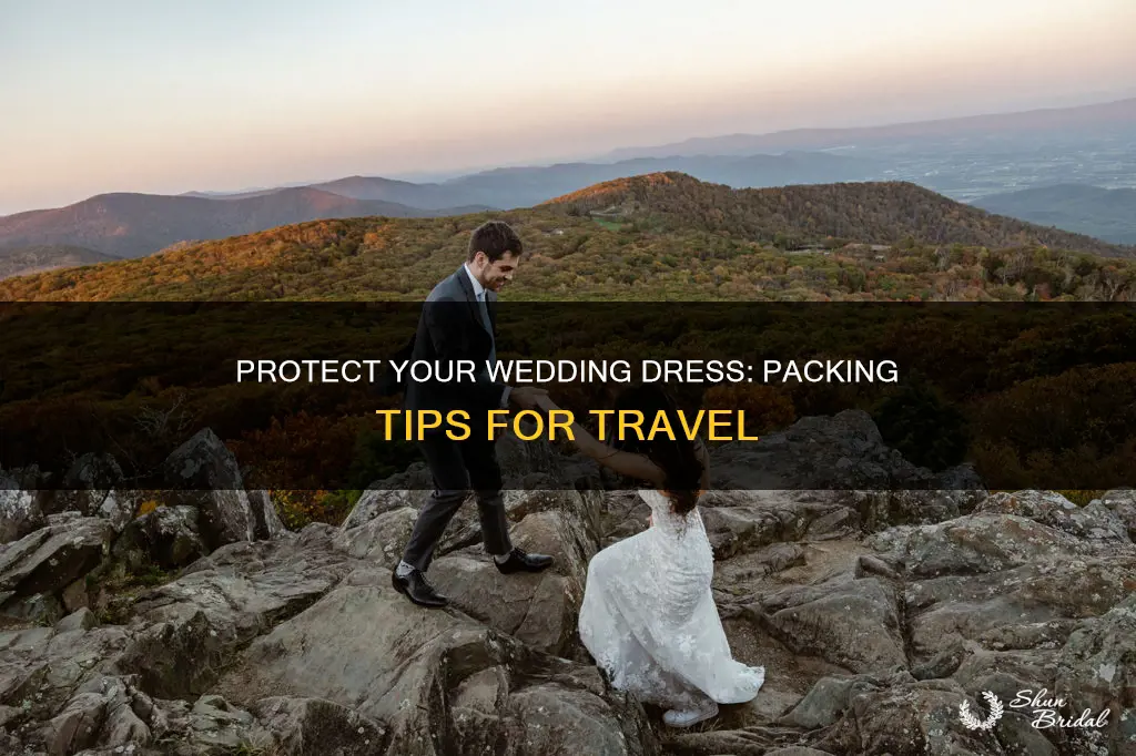 how to.pack a delicate wedding dress