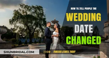Changing Your Wedding Date? Here’s How to Gracefully Inform Guests