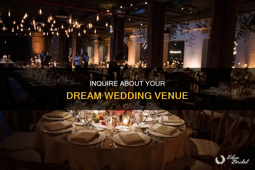 how torequest more information on a wedding venue