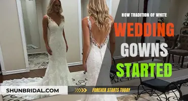 The Timeless Tradition of White Wedding Gowns: Origins Explained