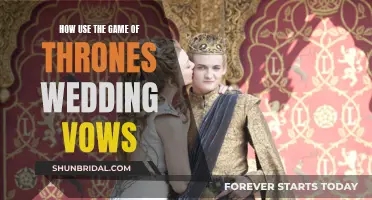 Game of Thrones-Inspired Wedding Vows: Unique Promise Ideas