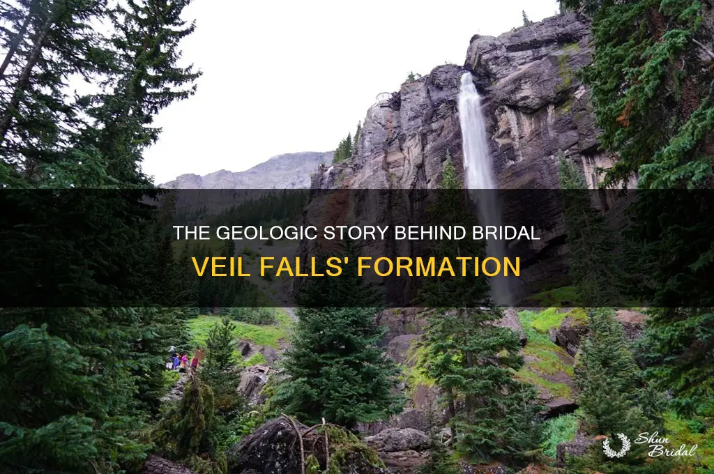 how was bridal veil falls formed