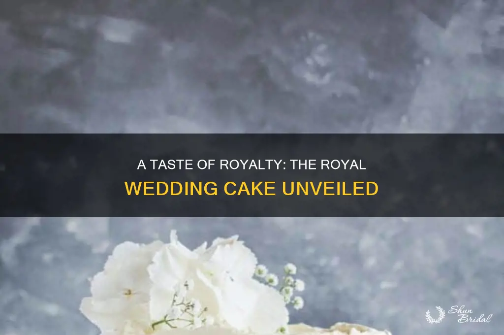 how was the royal wedding cake