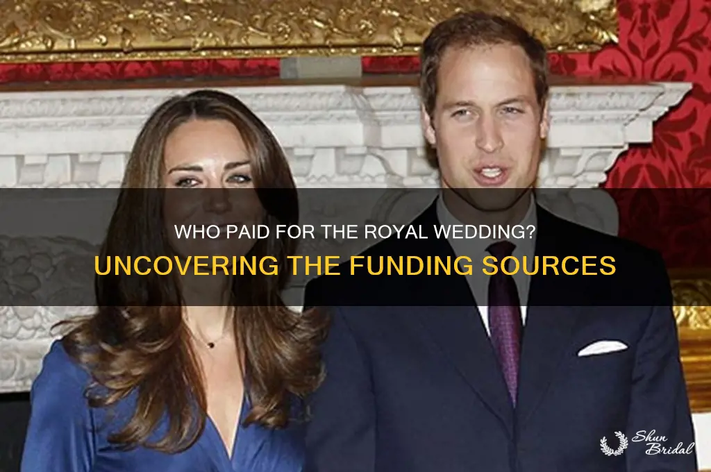 how was the royal wedding funded