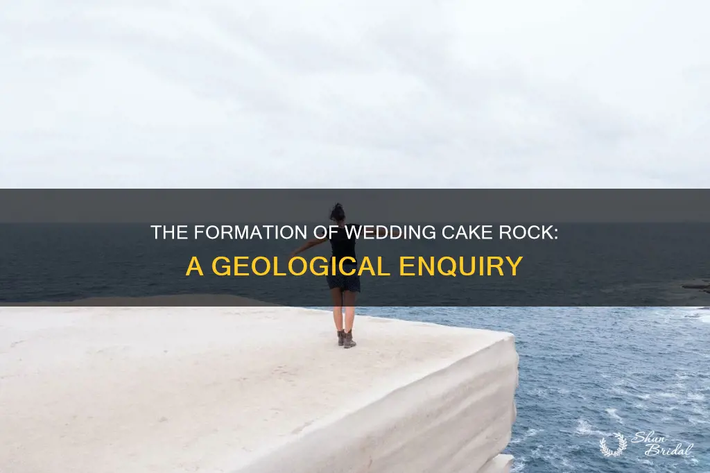 how was wedding cake rock formed