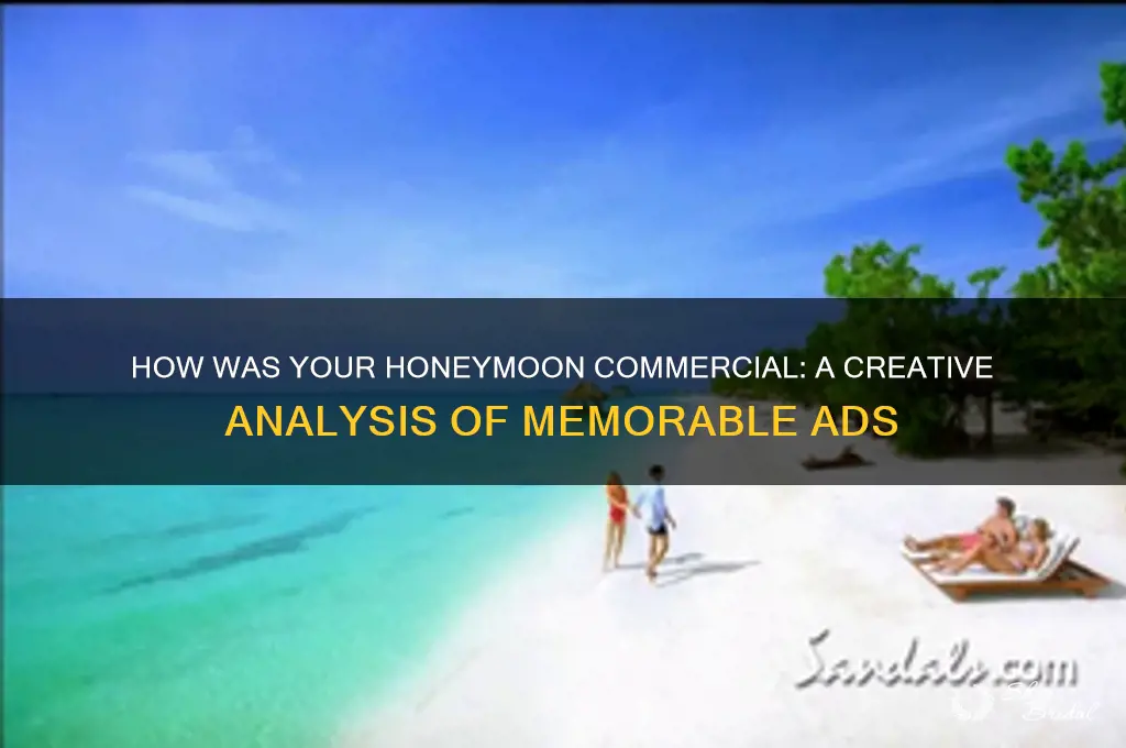 how was your honeymoon commercial