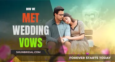 Our Love Story: How We Met Vows
