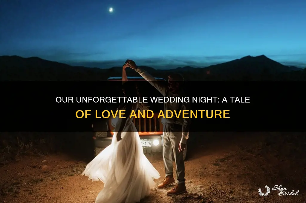 how we spent our wedding night