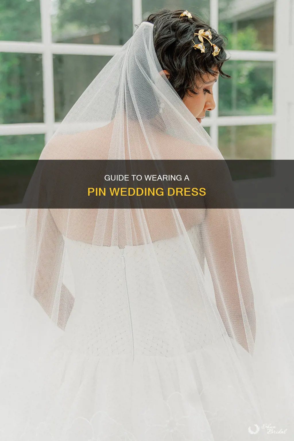 how wear pin wedding dress