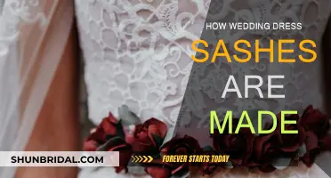 The Art of Wedding Dress Sashes: A Guide
