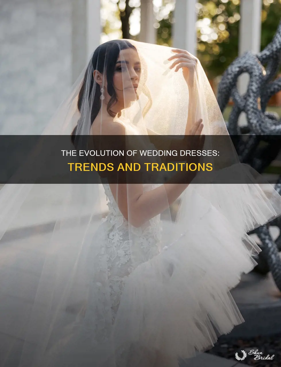 how wedding dresses have changed