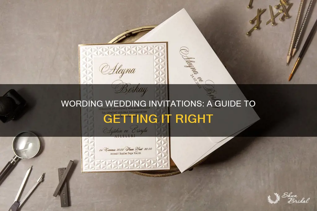 how wedding invitation wording