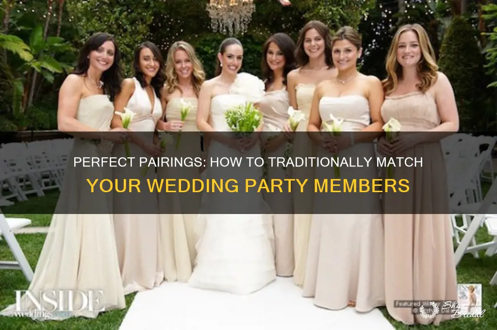 how wedding party is normally paired