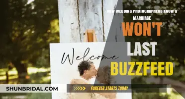 Wedding Photographers: Predicting Divorce Before It Happens