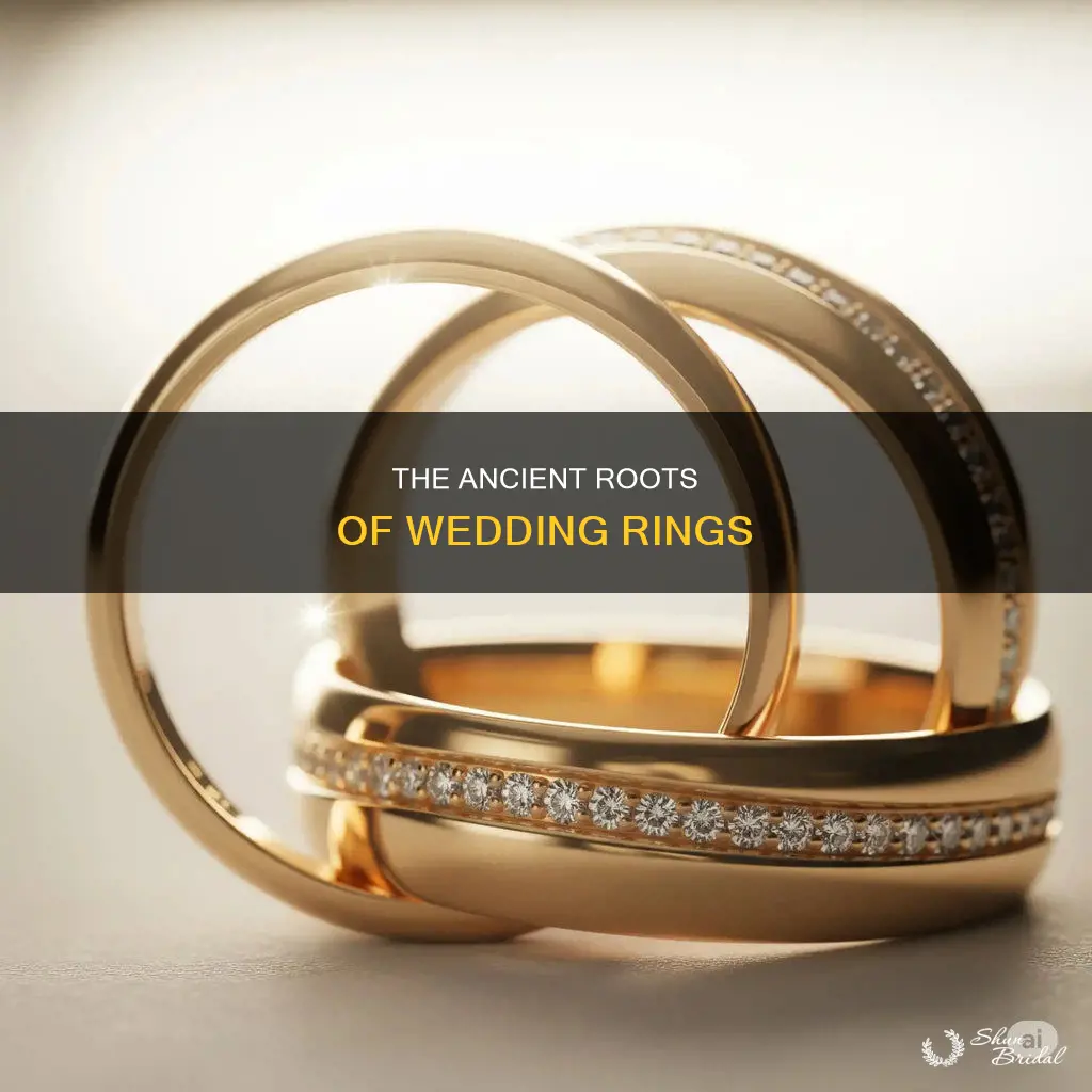 how wedding rings got started