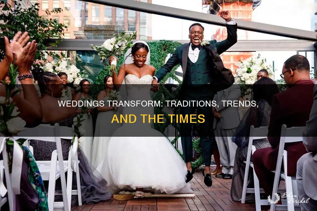 how weddings have changed over time