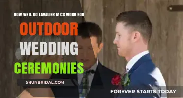 Outdoor Wedding Audio: Lavalier Mics' Performance in Natural Settings
