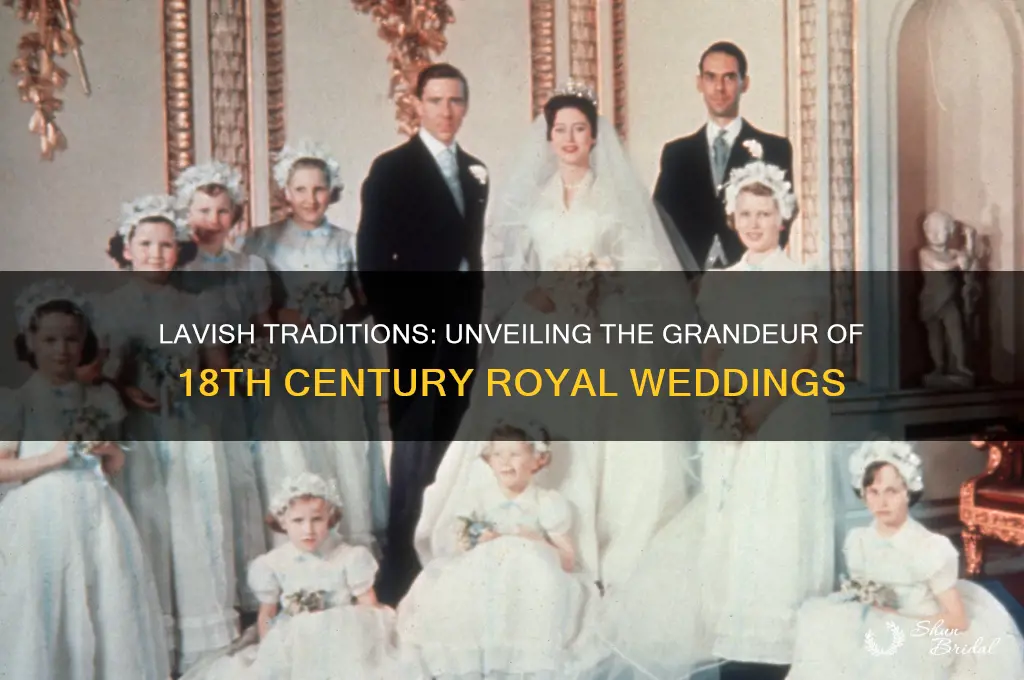 how were 18th century royal weddings