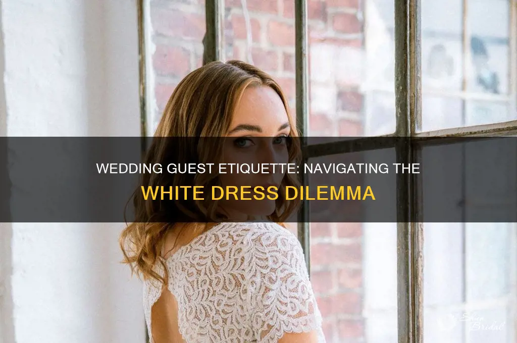 how white is too white for a wedding guest