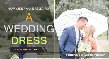 Umbrella Size for Your Wedding Gown: A Guide