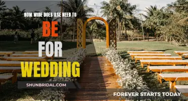Wedding Isle Width: How Much Space Do You Need?
