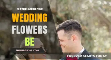 Wedding Flowers: Width and Proportion Tips
