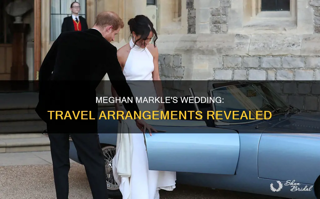 how will meghan markle travel to the wedding