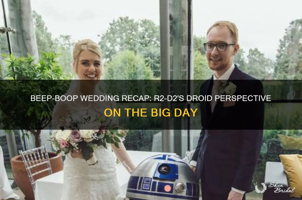 how would r2d2 say how did the wedding go