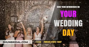 Your Grand Entrance: Crafting the Perfect Wedding Day Introduction