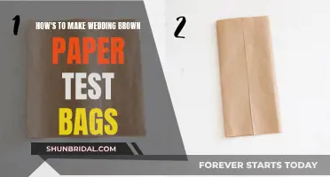 Crafting Rustic Wedding Favours: Brown Paper Test Bags