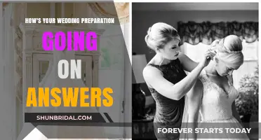 Wedding Prep Progress: Honest Answers to Your Burning Questions