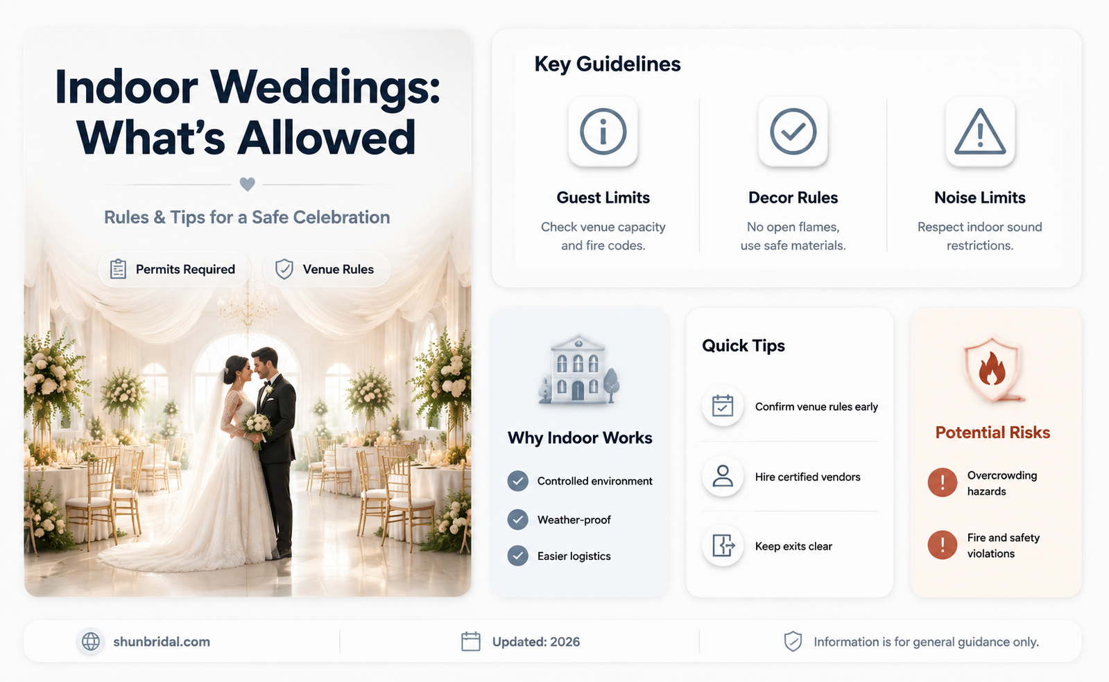 are indoor weddings allowed