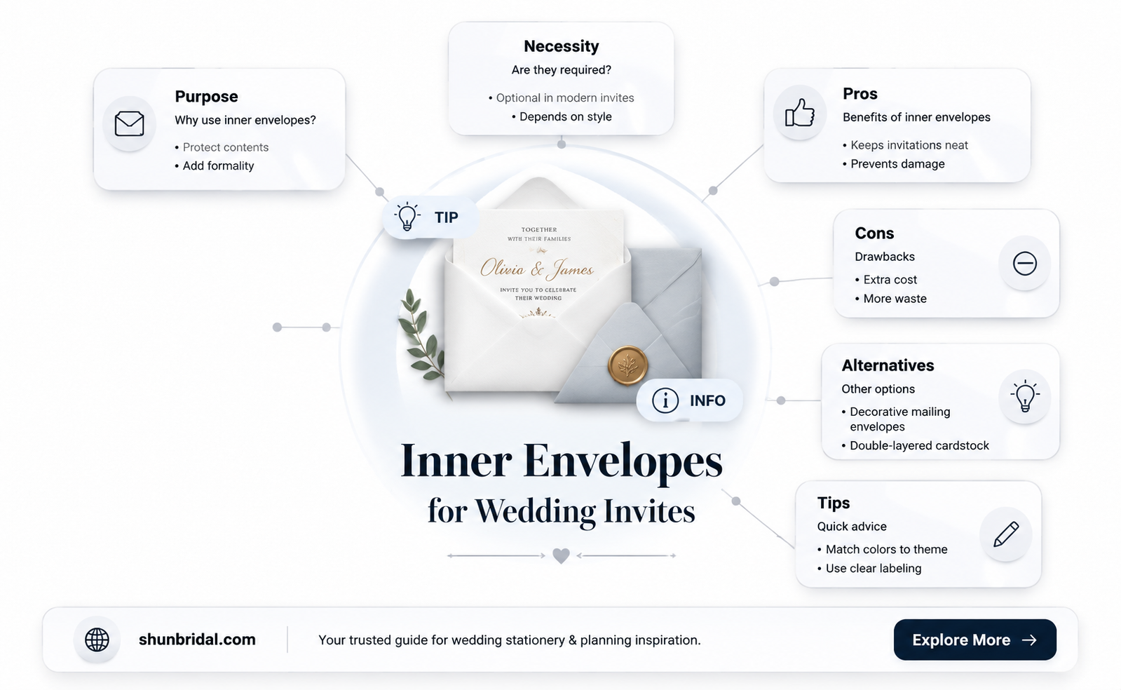 are inner envelopes necessary for wedding invitations