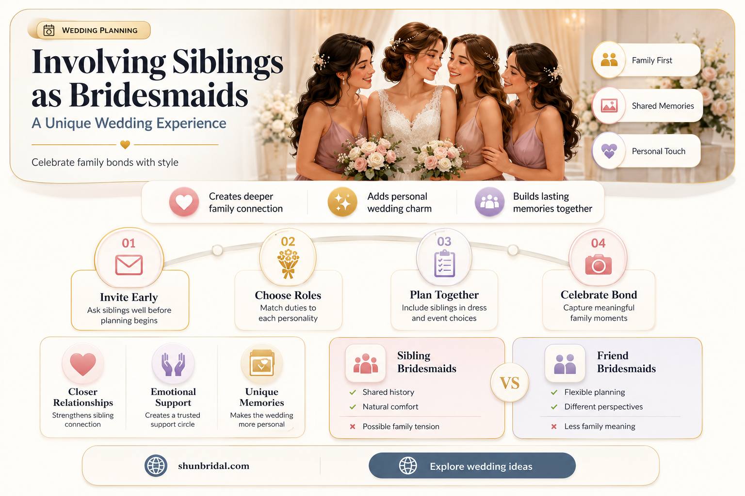 are siblings bridesmaids