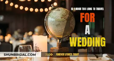 Travel Time for a Wedding: Is an Hour Too Much?