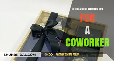 Is $100 an Appropriate Wedding Gift for a Coworker?