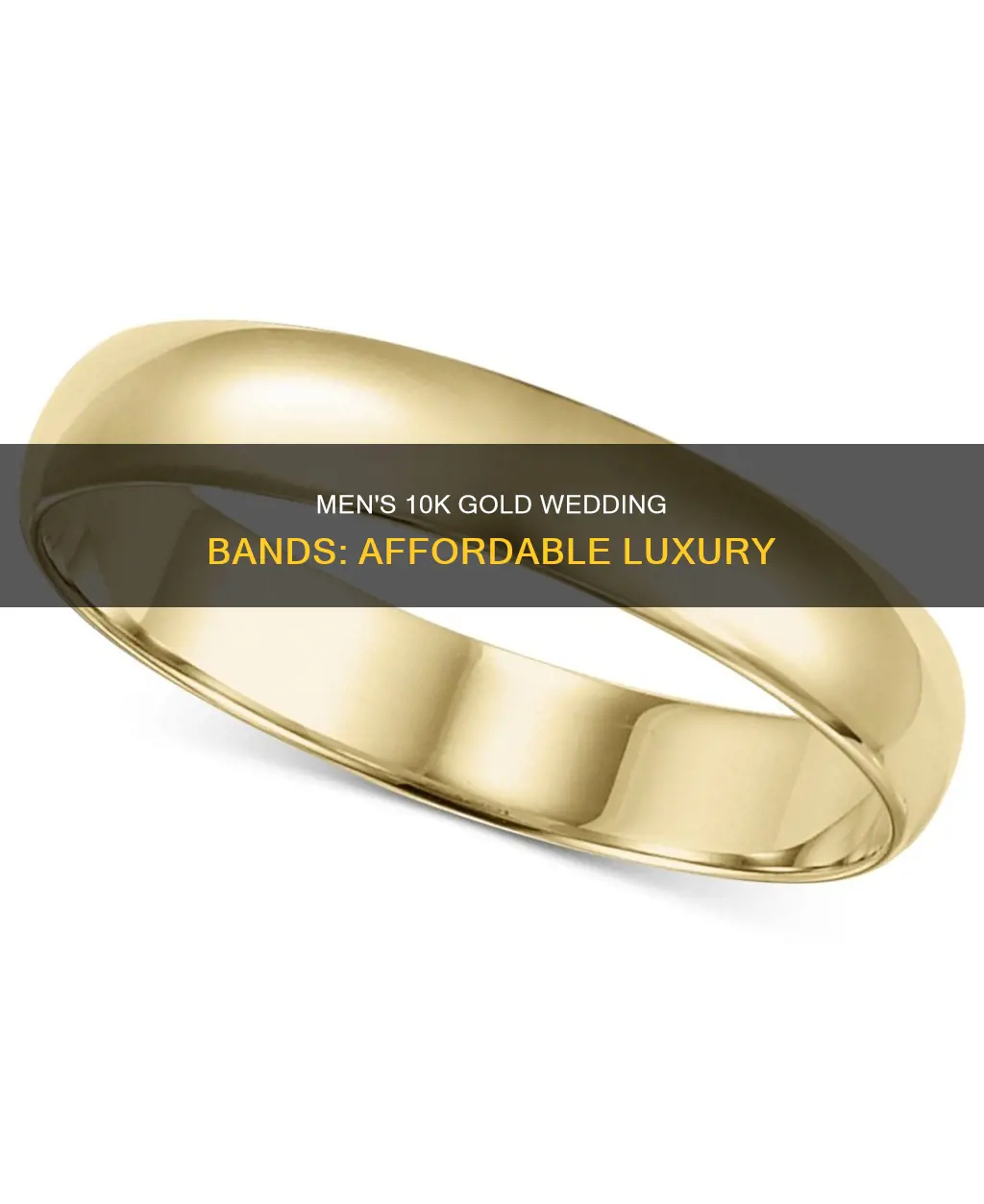 is 10k gold mens wedding band expensive