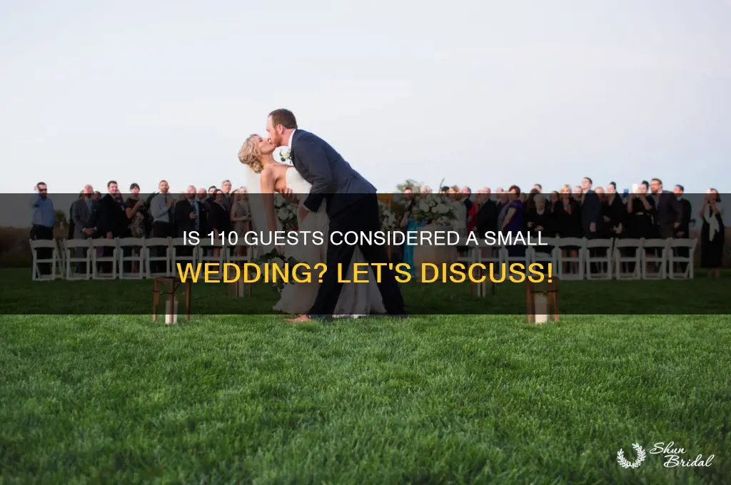 is 110 people a small wedding
