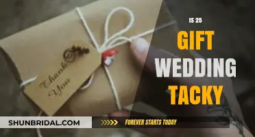 Is a $25 Wedding Gift Tacky? Etiquette Explained