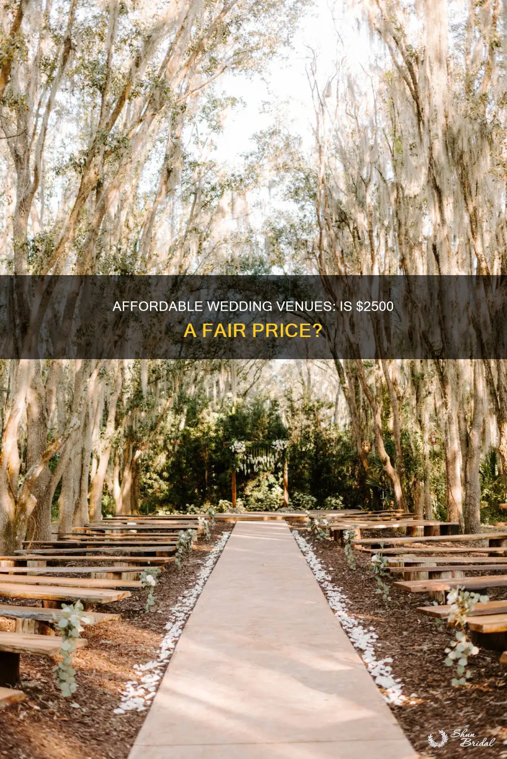 is 2500 a lot for a wedding venue