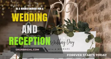 A Wedding Reception in Three Hours or Less