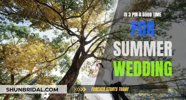 Afternoon Wedding: Is 3 PM a Good Time?