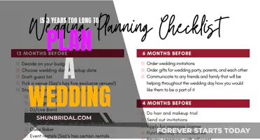 The Perfect Wedding Plan: 3 Years Too Long?