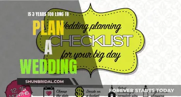 Planning a Wedding: 3 Years Too Long?