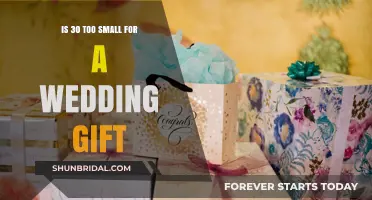Is $30 an Appropriate Wedding Gift Amount? Let's Discuss