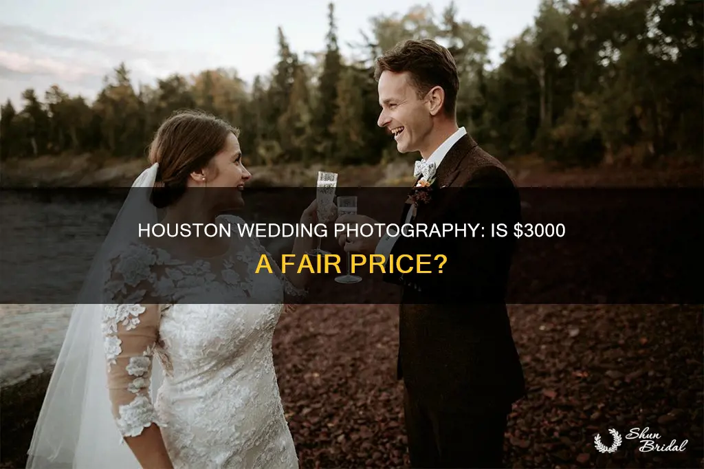 is 3000k expensive for a wedding photographer houston