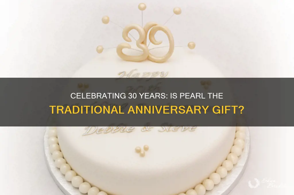 is 30th wedding anniversary pearl