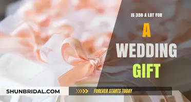 Is $350 a Generous or Average Wedding Gift Amount?