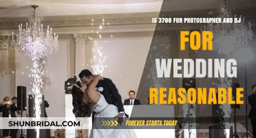 Affordable Wedding Photography and DJ: Is $3700 Reasonable?
